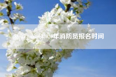 辽阳2020年消防员报名时间