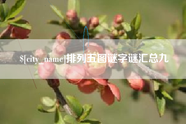 辽阳排列五图谜字谜汇总九