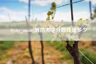 辽阳消防大学分数线是多少