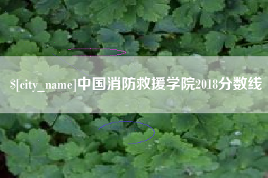 辽阳中国消防救援学院2018分数线