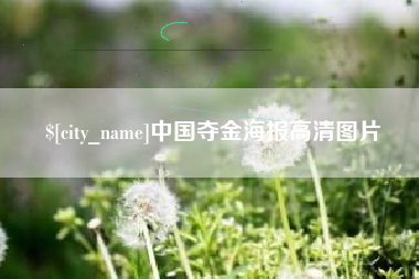 辽阳中国夺金海报高清图片