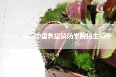 辽阳中国救援消防学院招生简章