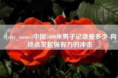 辽阳中国5000米男子记录是多少-向终点发起强有力的冲击