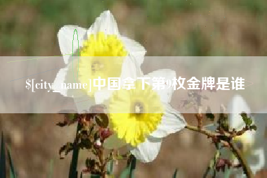辽阳中国拿下第9枚金牌是谁