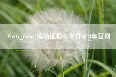 辽阳消防证报考条件2024年官网