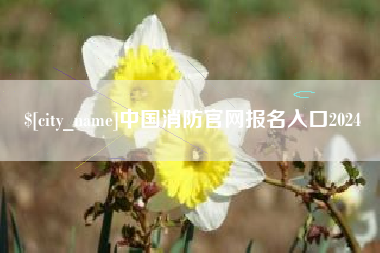 辽阳中国消防官网报名入口2024