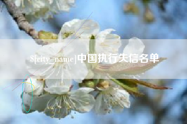 辽阳中国执行失信名单