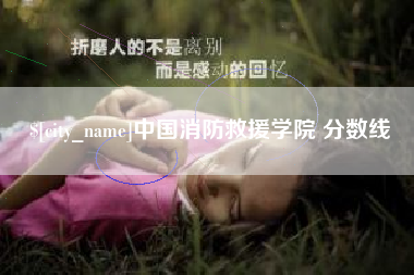 辽阳中国消防救援学院 分数线