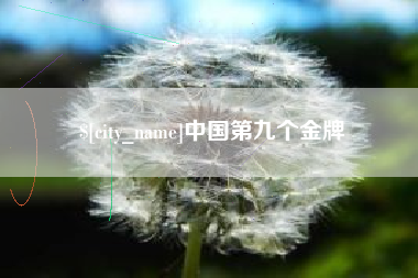 辽阳中国第九个金牌
