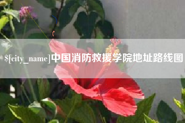 辽阳中国消防救援学院地址路线图