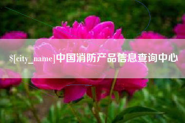 辽阳中国消防产品信息查询中心