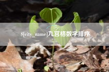 辽阳九宫格数字排序