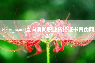 辽阳查询消防职业资格证书真伪网站
