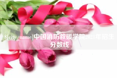 辽阳中国消防救援学院2021年招生分数线