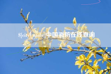 辽阳中国消防在线查询